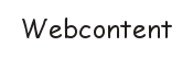 Webcontent